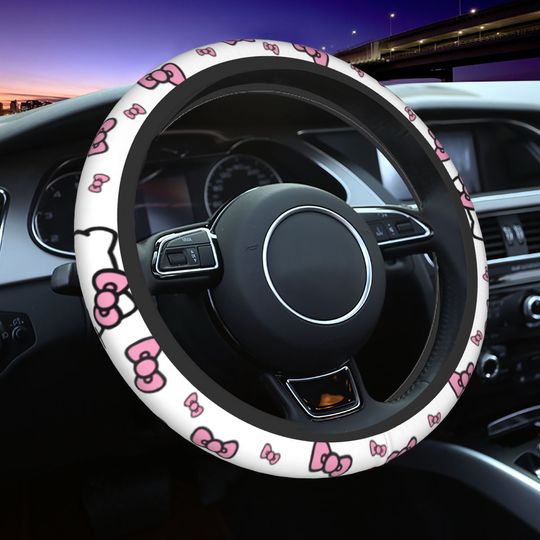 Car Steering Wheel Cover Hello Kitty Cartoon