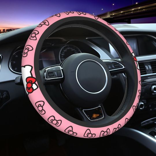 Steering Wheel Covers Hello Kitty Cartoon