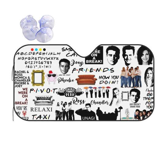 Friends TV Show Car Sunshade