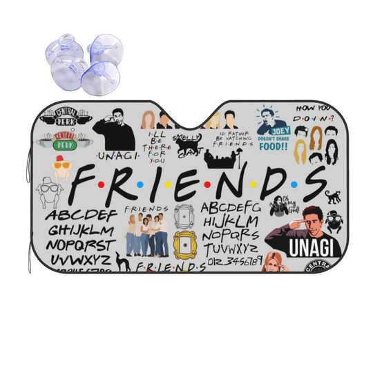 Friends TV Show American Car Sunshade
