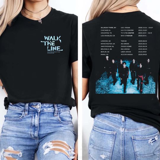 ENHYPEN World Tour  Walk The Line IN U.S & EUROPE Enhypen  shirt Enhypen tee 2025 shirt shirt