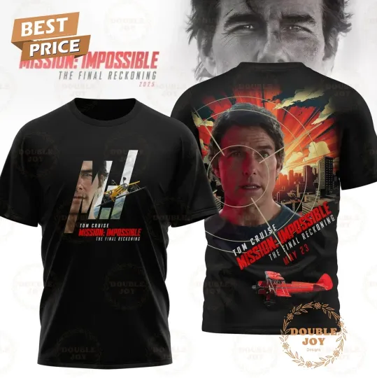 Tom Cruise x Mission Impossible The Final Reckoning 2025 Limited Edition T-Shirt