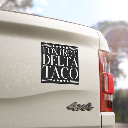 Car Magnets, Taco Trump Magnet, Resistance Anti MAGA, FDT Democratic Gift, Political Protest, Anti Trump Magnet