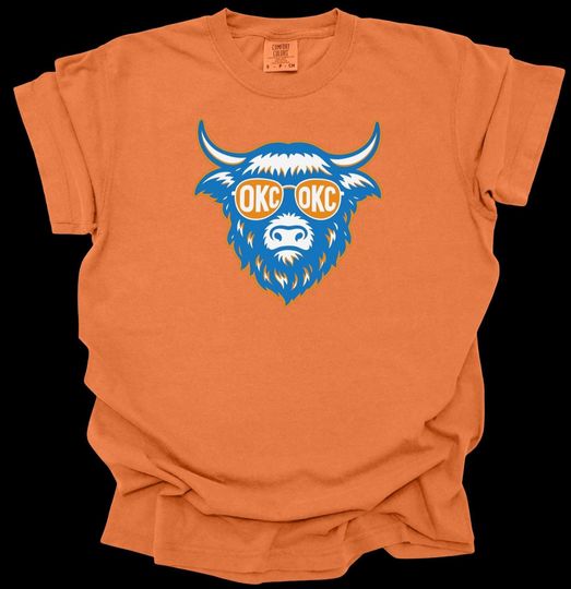 Oklahoma City Basketball T-Shirt Comfort Colors OKC Game Day Apparel