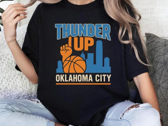 Oklahoma City Thunder Playoff 2025 T-Shirt, Western Conference NBA Tee, OKC Basketball Fan Shirt