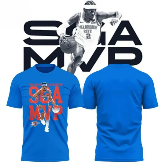 SHAI GILGEOUS-ALEXANDER OKC 2025 NBA MVP T-SHIRT