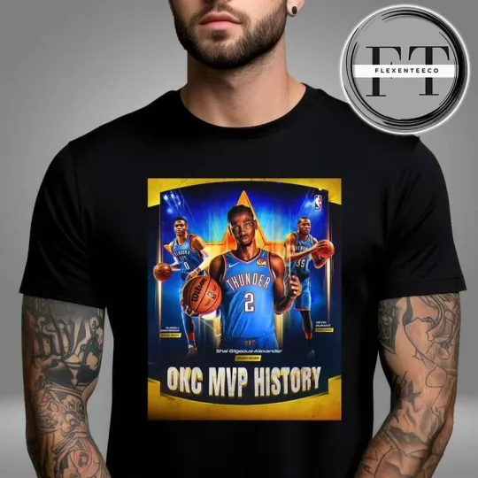 Shai Gilgeous-Alexander From OKC MVP 24-25 Unisex T-Shirt