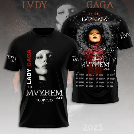 Ld ga The Mayhem Ball Tour 2025 3D T-Shirt Gift For Fan