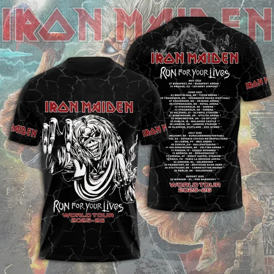 Iron Maiden Inspired Run For Your Lives World Tour 2025-26