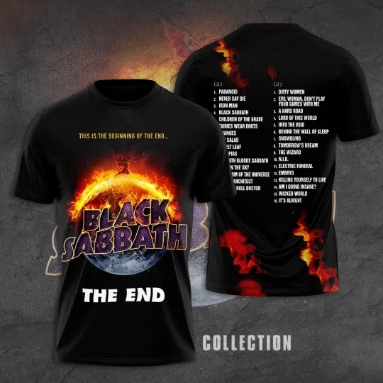 BLACK SABBATH “THE END” 3D T-Shirt