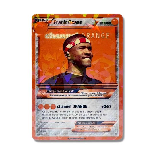 Frank Ocean Hologram Card