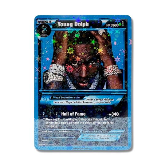 Young Dolph Hologram Card