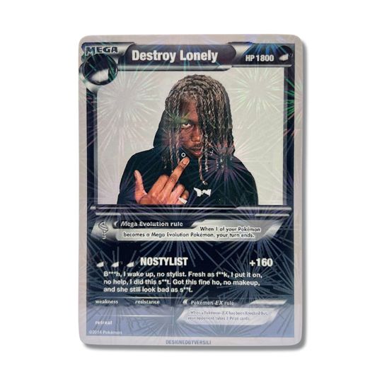 Destroy Lonely Hologram Card