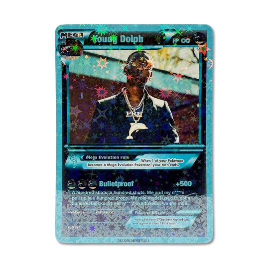 Young Dolph Hologram Card