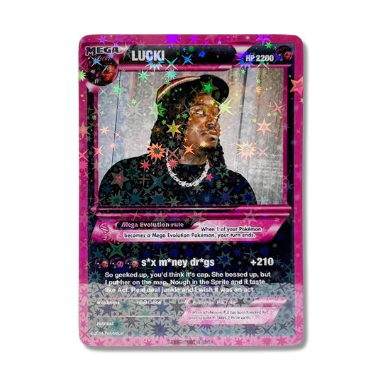 LUCKI Hologram Card