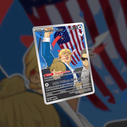 NEW Donald Trump Full Art Card