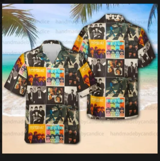 cute  hot The Beatles Hawaiian Shirt Full Size S 5XL summer gift best