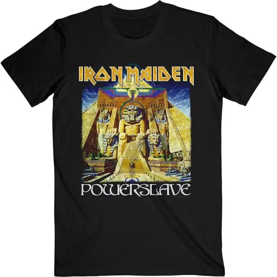 Authentic Iron Maiden Powerslave World Slavery Tour T-Shirt
