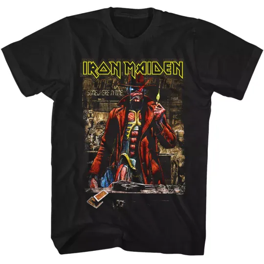 Iron Maiden Somewhere In Time Men's T Shirt Rock Band Merch