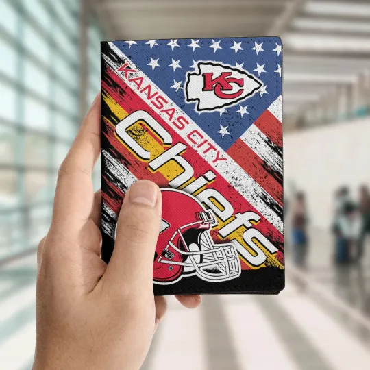 Kansas City Football Team Chiefss Travelling Passport Holder