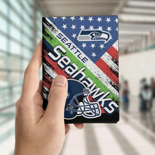 Seattle Football Team Seahawkss Travelling Passport Holder