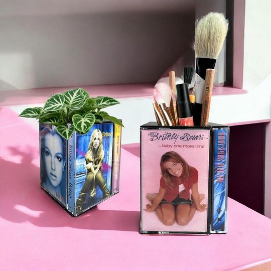 Explore Cassette Tape Desk Organizer