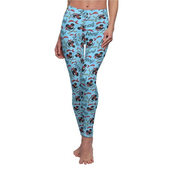 Pirate Mickey Ahoy! - Women's Full Length Leggings