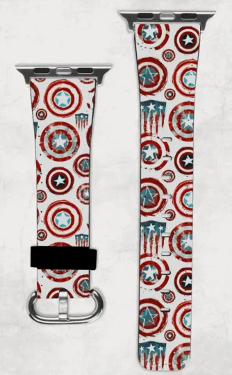 Marvel Captain Watch Bands For Apple Watch