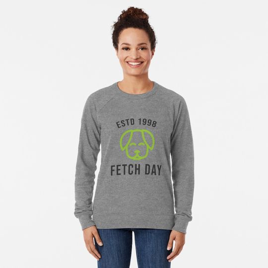 National Fetch Day – October 15 Lightweight Sweatshirt