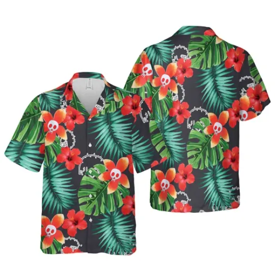 Dracula Hotel Transylvania Hawaiian Shirt, Flamingo 3d hawaii shirt, Funny Beach