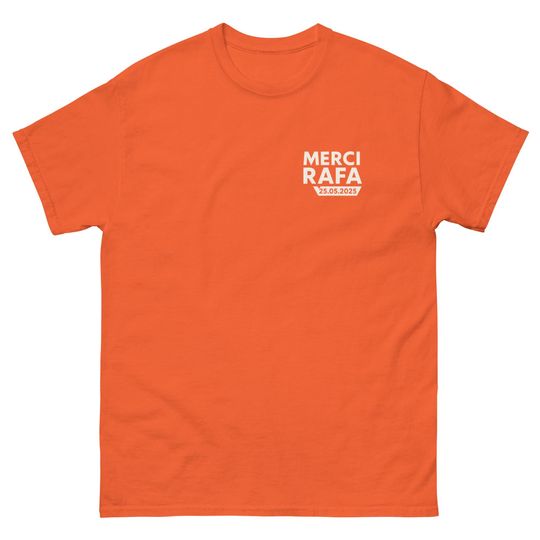 Merci Rafa Farewell Shirt - French Open 2025 Tennis Tournament T-Shirt