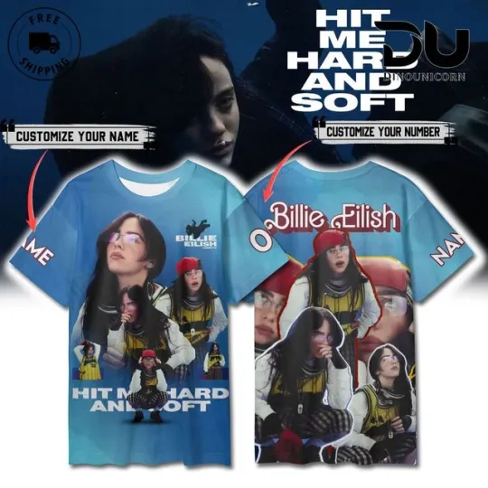 Personalized Billie Eilish 3D T-Shirt