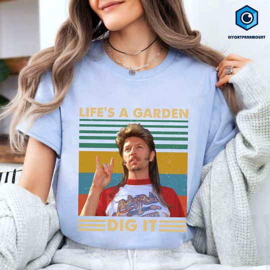 Vintage Joe Dirt Life's A Garden Dig It Shirt, Joe Dirt Merica July 4th Shirt, Joe Dirt 4th of July Shirt, Independence Day Shirt