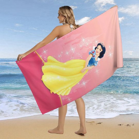 Snow White Beach Towel