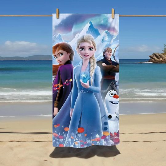 Elsa Anna Quick Dry Beach Towel