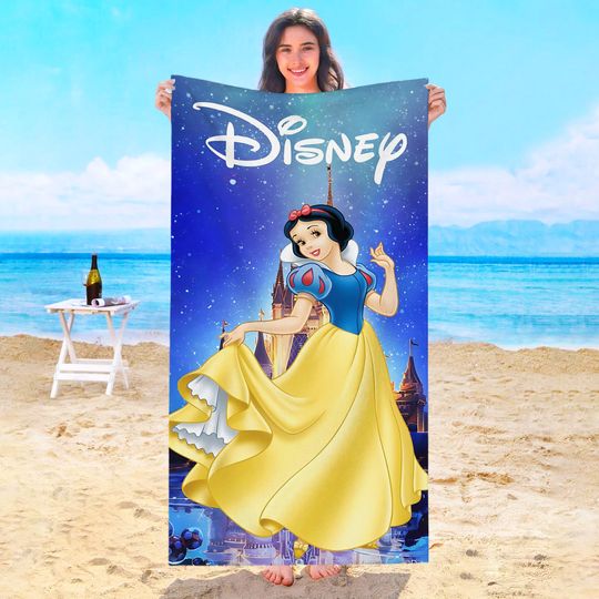 Snow White Beach Towel