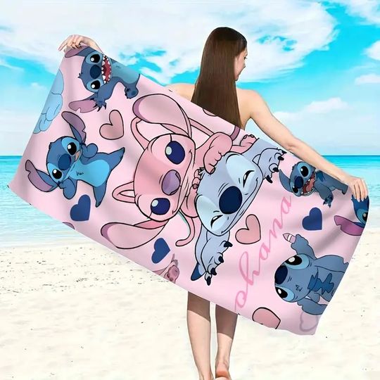 Disney Stitch Beach Towel