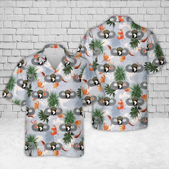 Us Army Hawaiian Shirt US Army 101st Airborne Division Air Assault Scream