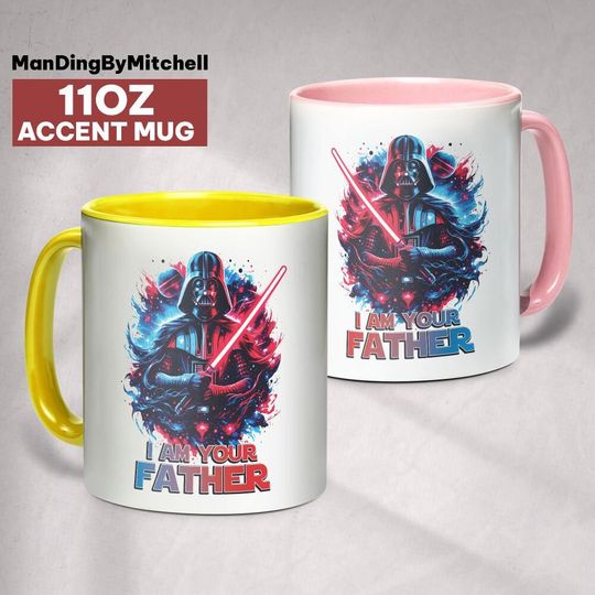 Star Wars Darth Vader Colorful I Am Your Father, Father's Day Gifts, Gifts For Dad, Dad Mug, Dad Gifts