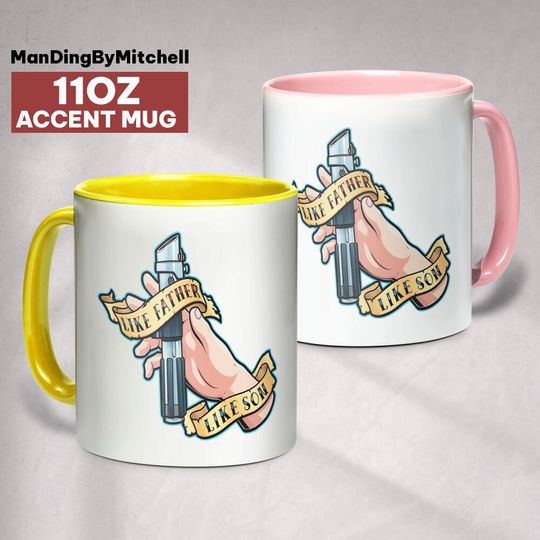 Star Wars Like Father Like Son, Father's Day Gifts, Gifts For Dad, Dad Mug, Dad Gifts