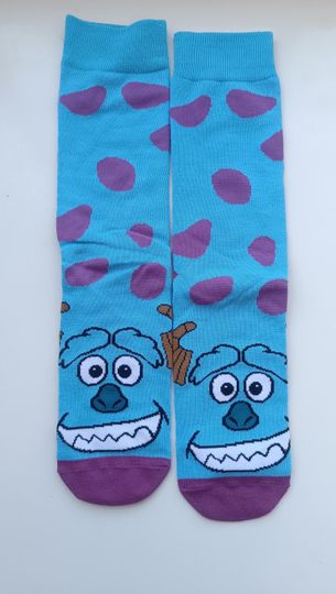 Fun Sulley from Monsters Inc. Crew Socks size 36-44 european