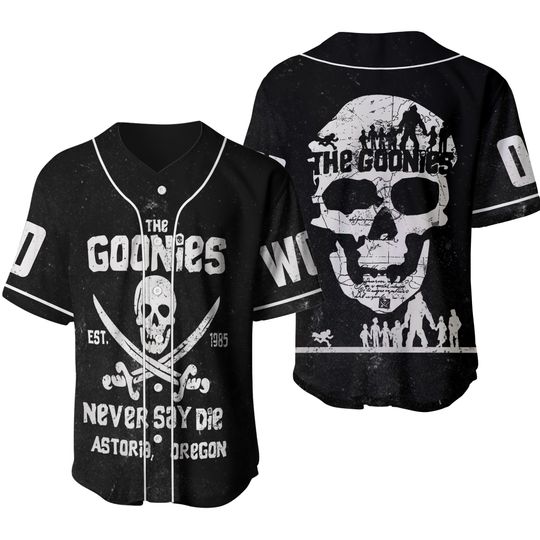 The Goonies Never Say Baseball Jersey -mother day, jersey 3d, baseball jersey