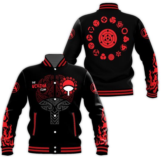 The Uchiha Clan 3D Bomber Jacket