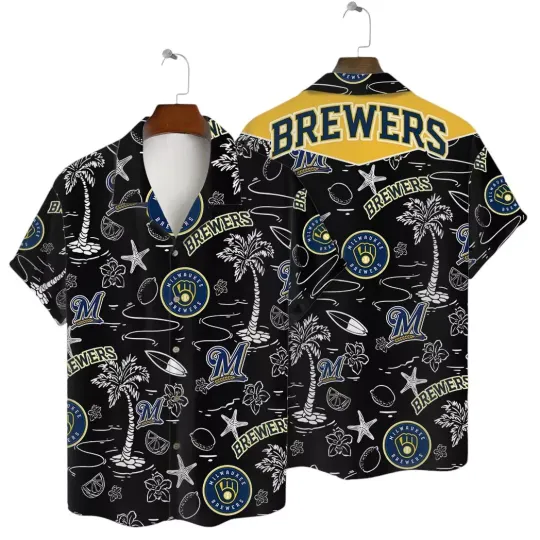 Milwaukee Baseball Team Brewerss Hawaiian Shirt