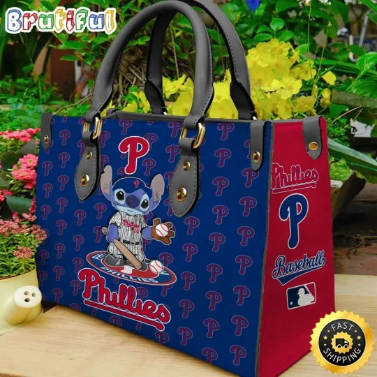 Philadelphia Baseball Team Philliess Leather Handbag