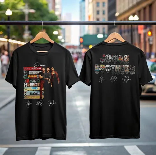 20 Living the Dream Tour 2025 Double Sided T-Shirt for Jonas Brothers x Marshmello Fans