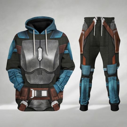 Bo-Katan Costume Hoodie, Star Wars Jogger Pants, Star Wars Cosplay Shirt, The Mandalorian Shirt, Galaxy's Edge Shirt, Disney Costume
