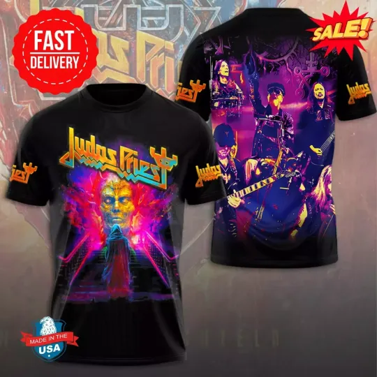 Judas Priest World Tour 2025 3D T-Shirt