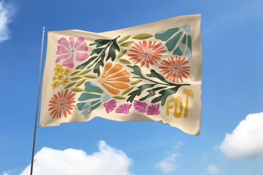 Subtle Anti-Trump House Flag - Feminist Political Protest Flag