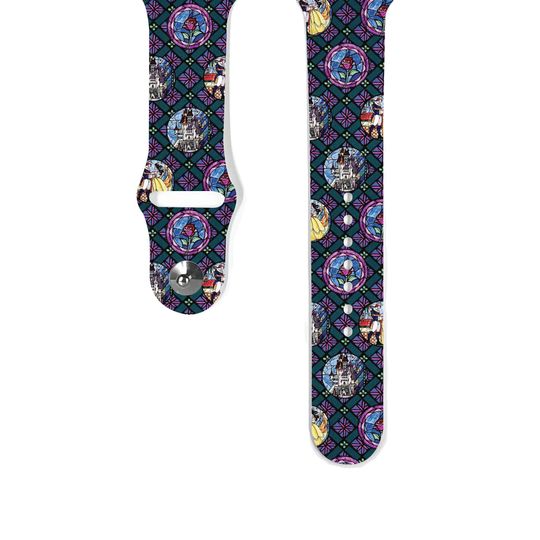 Disney inspired Beauty and the beast Apple Watch Band
